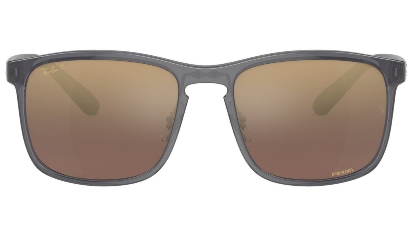 Ray-Ban 4264 Polarised Grey Brown Mirror Purple (4264 876/6B)