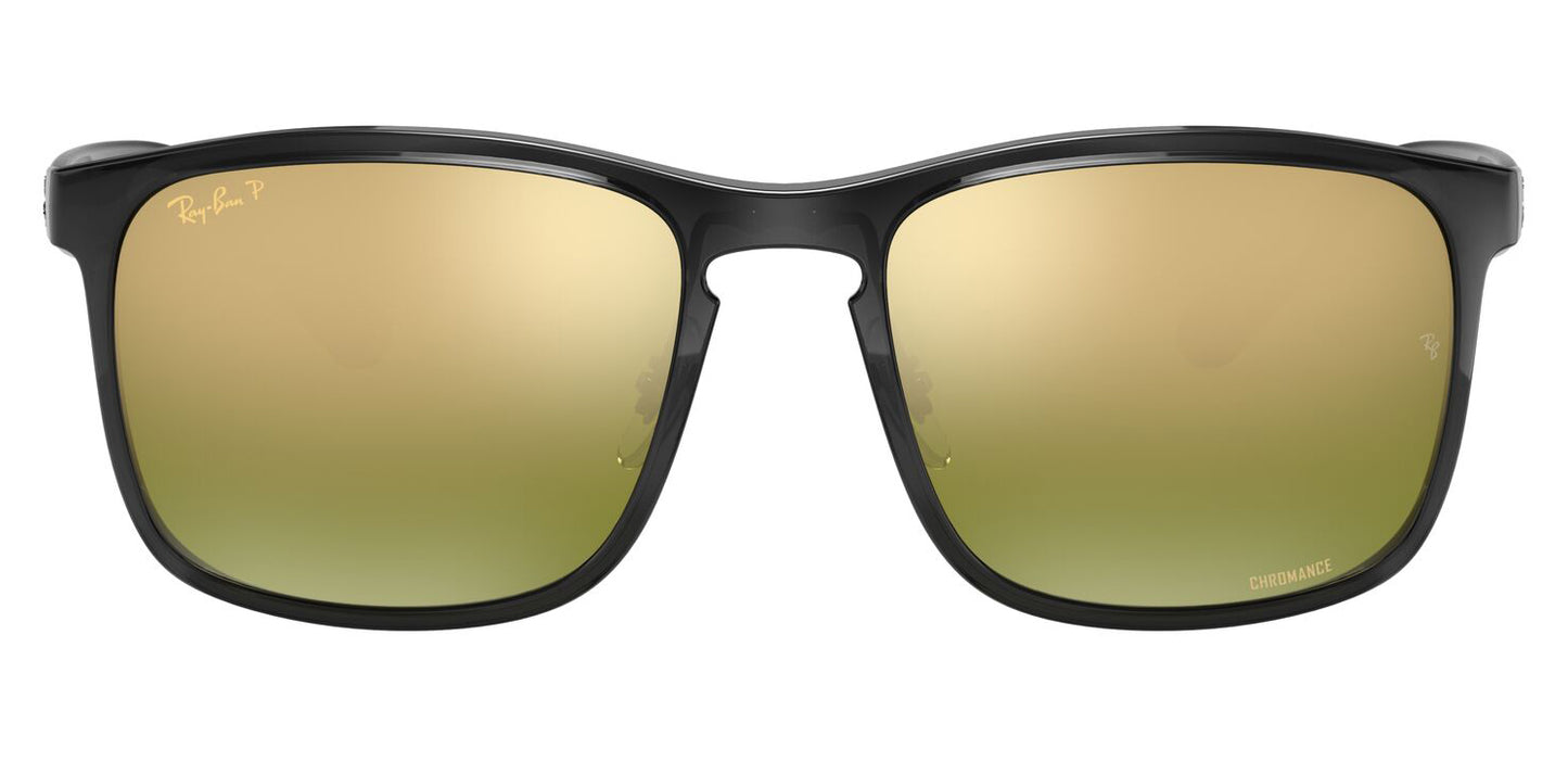 Ray-Ban 4264 Polarised+ Grey Green Gradient Mirror RB4264 876/6O (58)