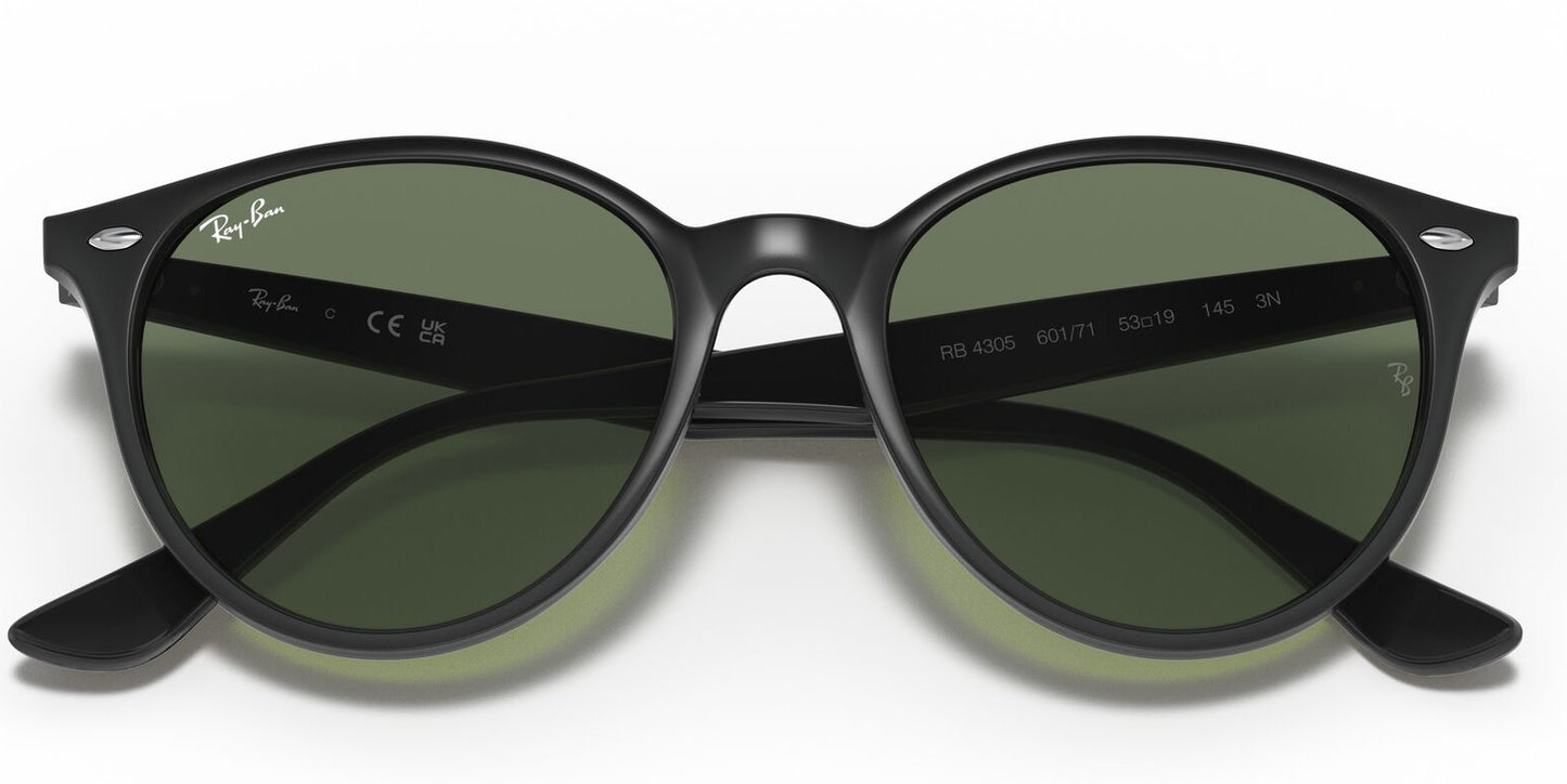 Ray-Ban 4305 Black Dark Green RB4305 601/71 (53)