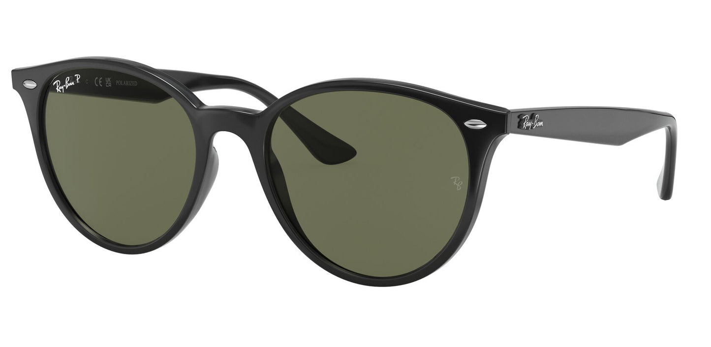 Ray-Ban 4305 Polarised Black G-15 Green RB4305 601/9A (53)