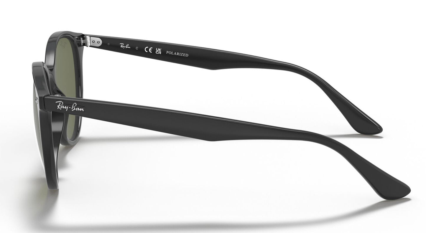 Ray-Ban 4305 Polarised Black G-15 Green RB4305 601/9A (53)