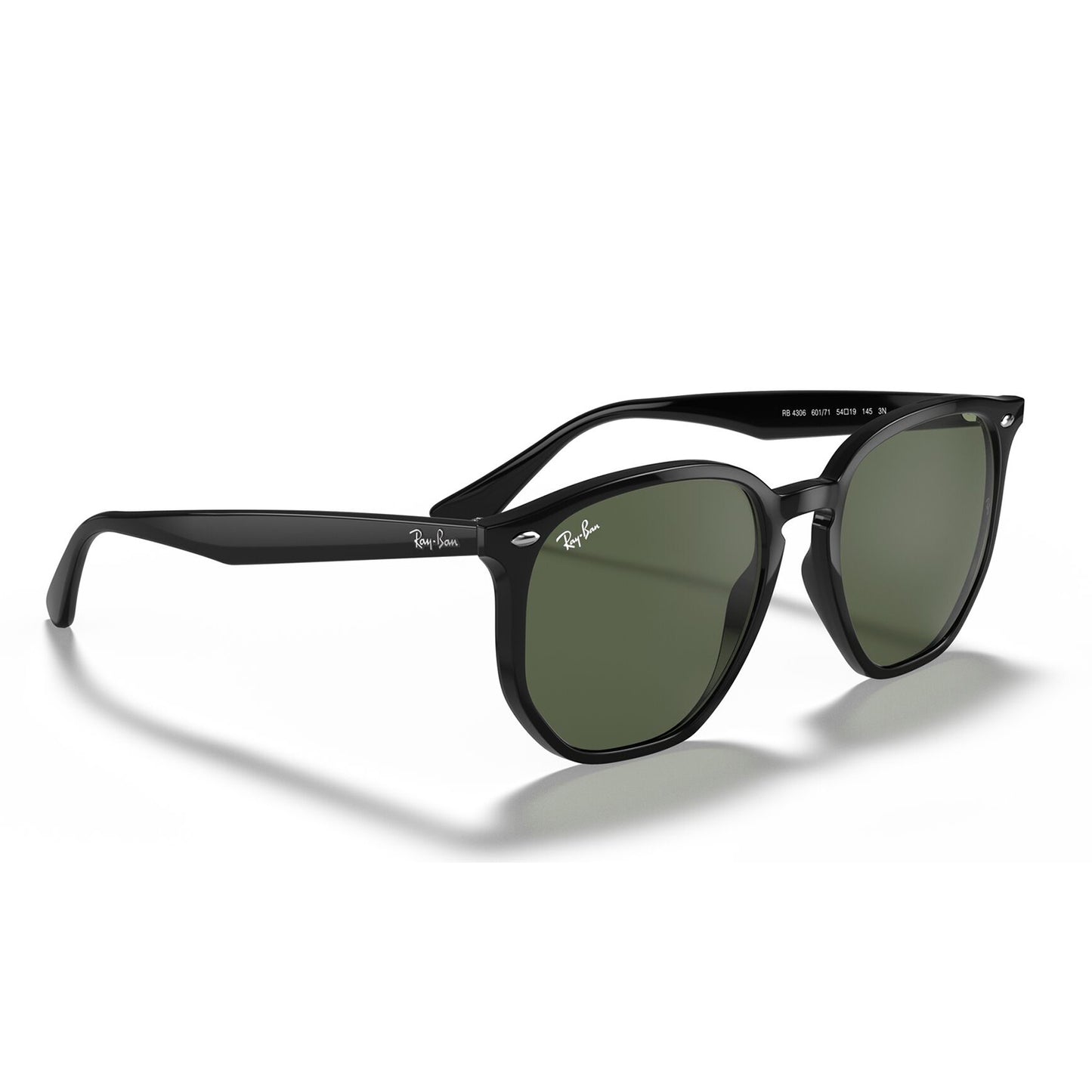Ray-Ban 4306 Black Dark Green RB4306 601/71 (54)