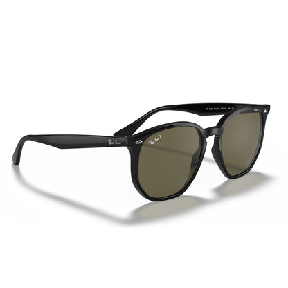 Ray-Ban 4306 Polarised Black G-15 Green RB4306 601/9A (54)