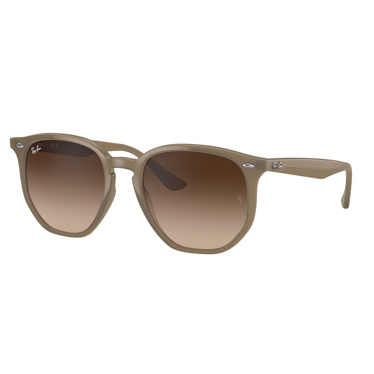 Ray-Ban 4306 Beige Dark Brown Gradient RB4306 616613 (54)