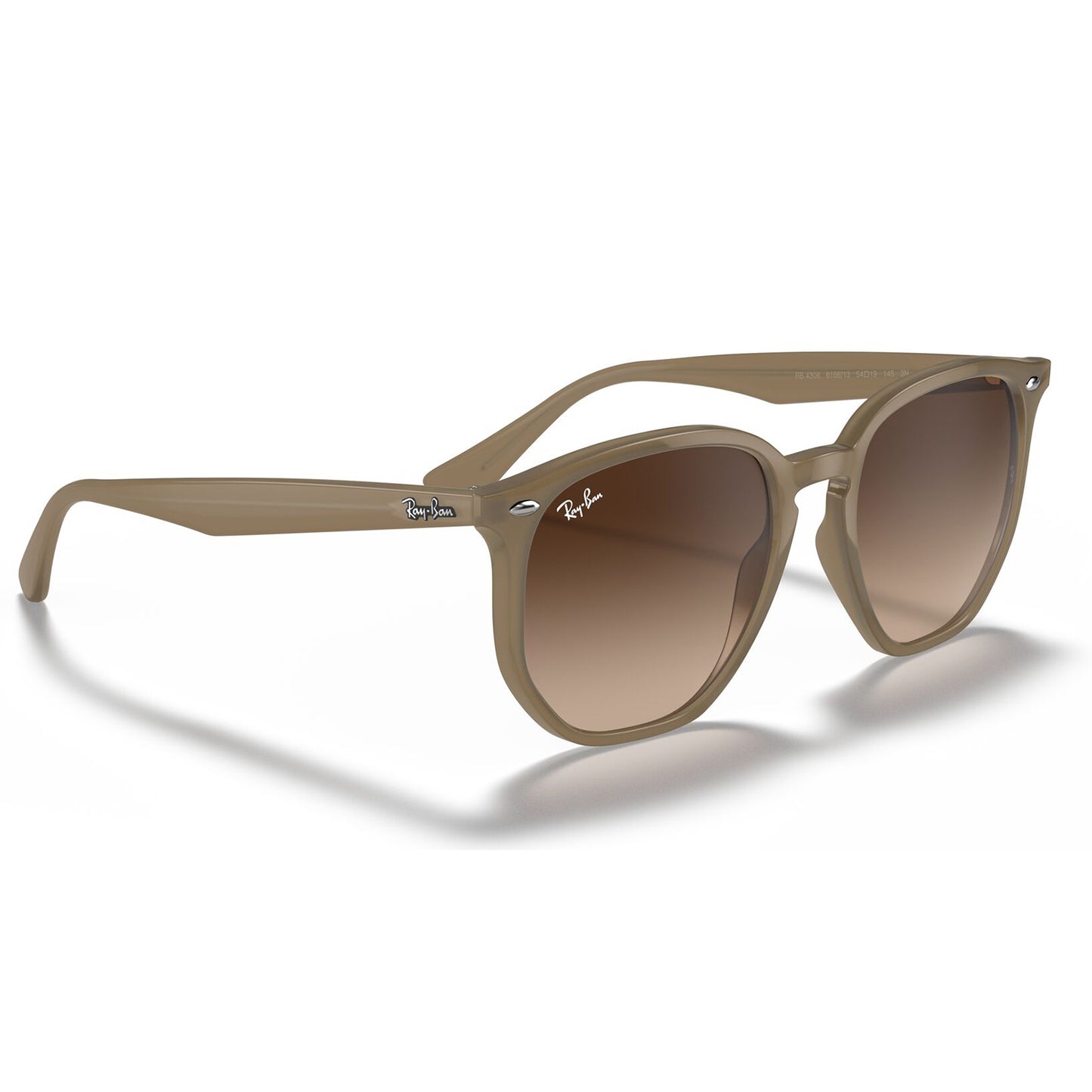 Ray-Ban 4306 Beige Dark Brown Gradient RB4306 616613 (54)