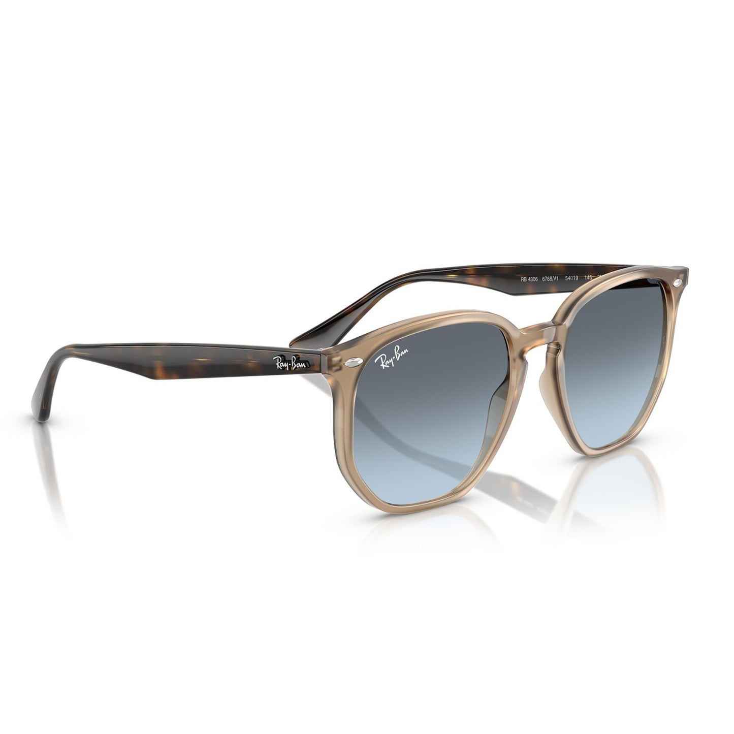 Ray-Ban 4306 Turtledove Blue Grey Gradient RB4306 6788V1 (54)
