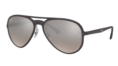 Ray-Ban 4320CH Polarised Matte Black Grey Mirror Silver (4320CH 601S5J)