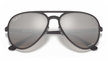 Ray-Ban 4320CH Polarised Matte Black Grey Mirror Silver (4320CH 601S5J)