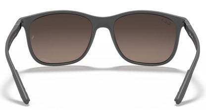 Ray-Ban 4330CH Polarised+ Matte Grey Chromance Silver Gradient Mirror RB4330CH 60175J (56)