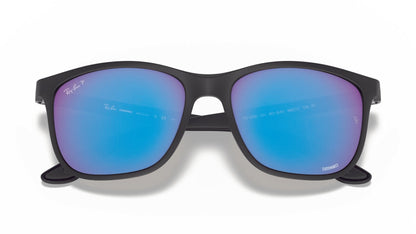 Ray-Ban 4330CH Polarised Matte Black Blue Mirror (4330CH-601SA1)