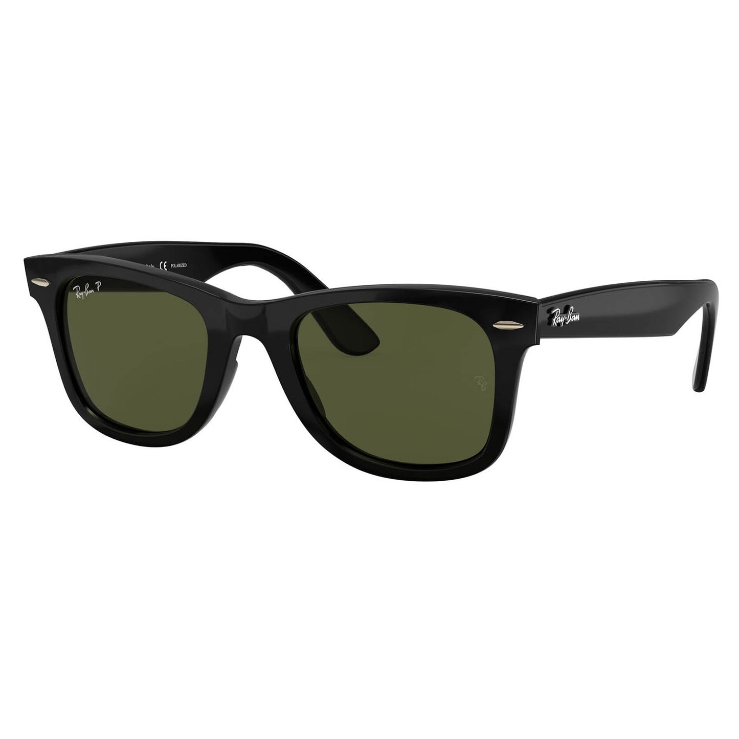 Ray-Ban 4340 Wayfarer Ease Polarised Black G-15 Green RB4340 601/58 (50)