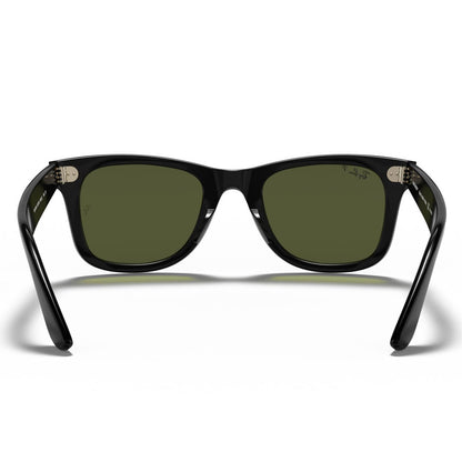 Ray-Ban 4340 Wayfarer Ease Polarised Black G-15 Green RB4340 601/58 (50)