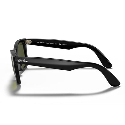 Ray-Ban 4340 Wayfarer Ease Polarised Black G-15 Green RB4340 601/58 (50)
