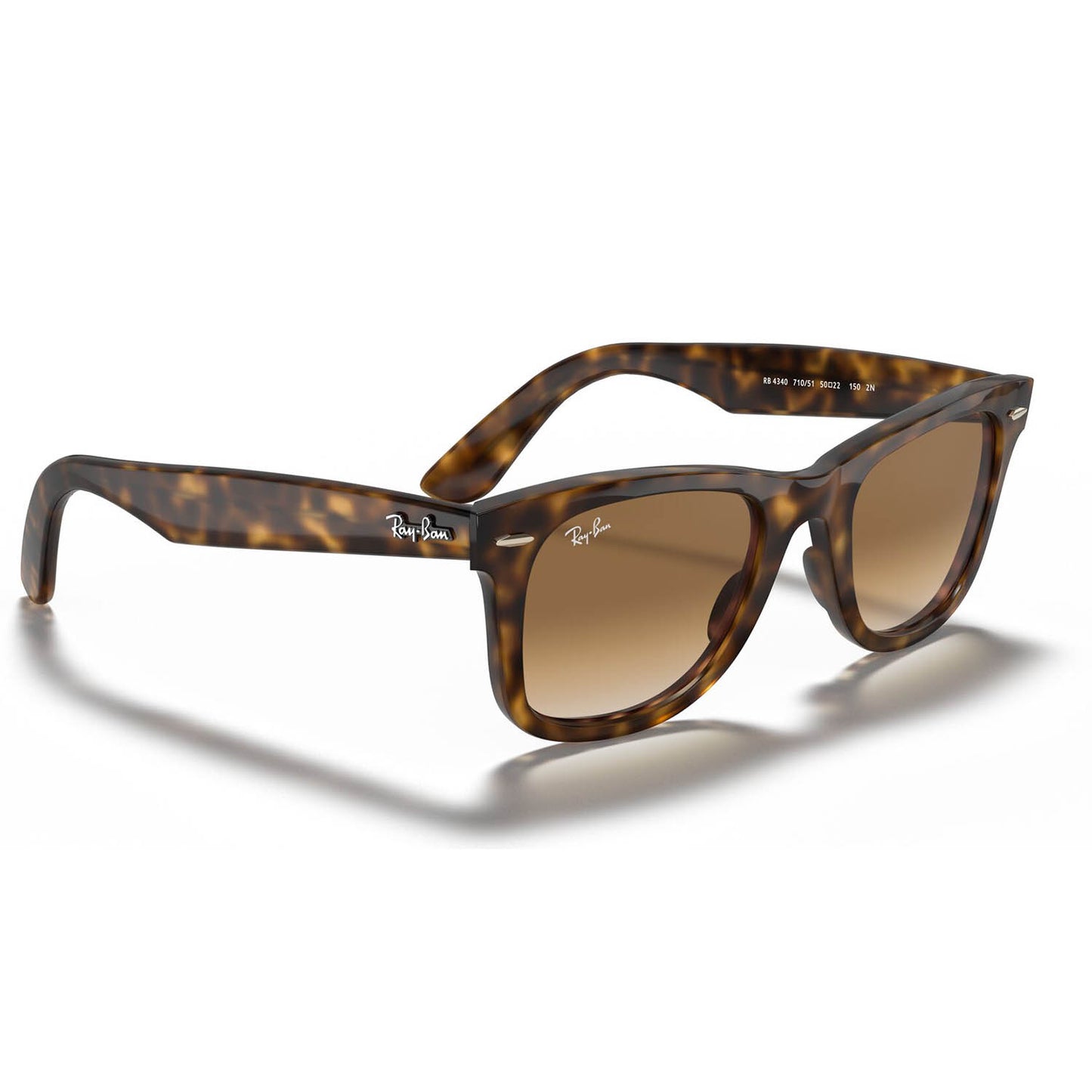 Ray-Ban 4340 Wayfarer Ease Light Havana Light Brown Gradient RB4340 710/51 (50)