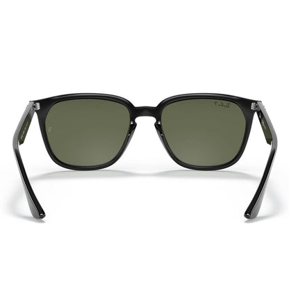 Ray-Ban 4362 Polarised Black G-15 Green RB4362 601/9A (55)