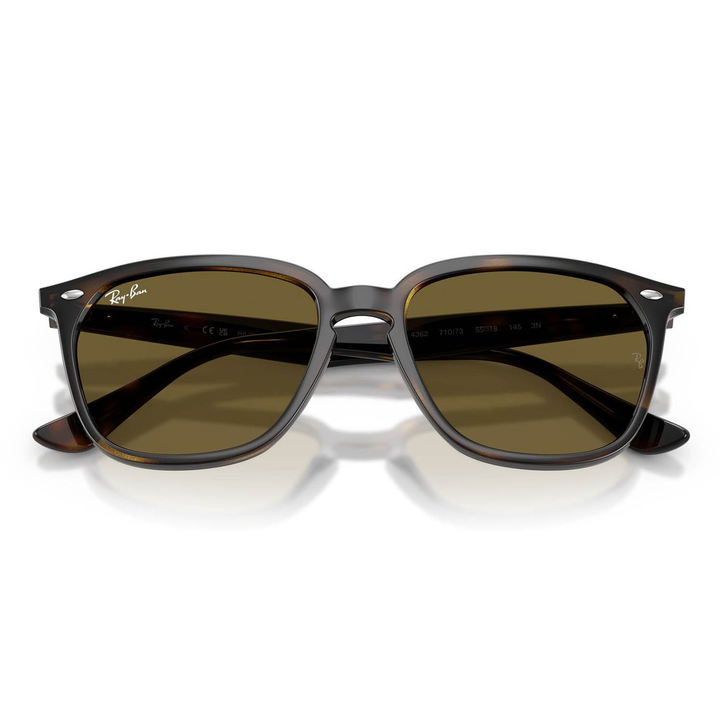 Ray-Ban 4362 Havana Dark Brown RB4362 710/73 (55)