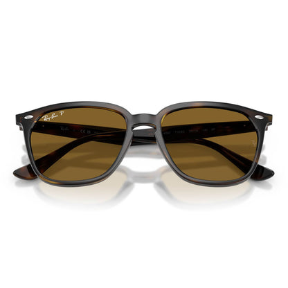 Ray-Ban 4362 Polarised Havana Brown RB4362 710/83 (55)