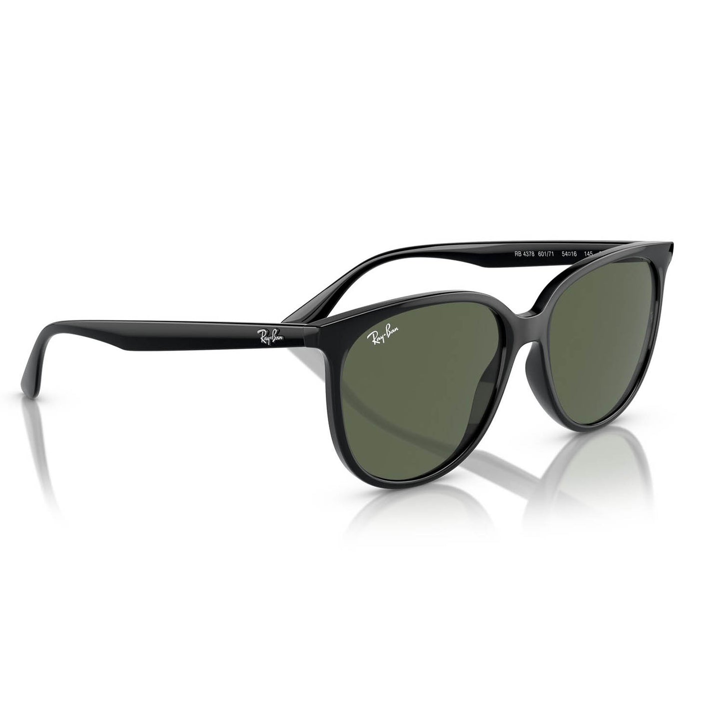 Ray-Ban 4378 Black Dark Green RB4378 601/71 (54)