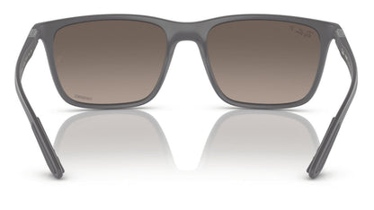 Ray-Ban 4385 Polarised Matte Grey Silver Mirror (4385 60175J)