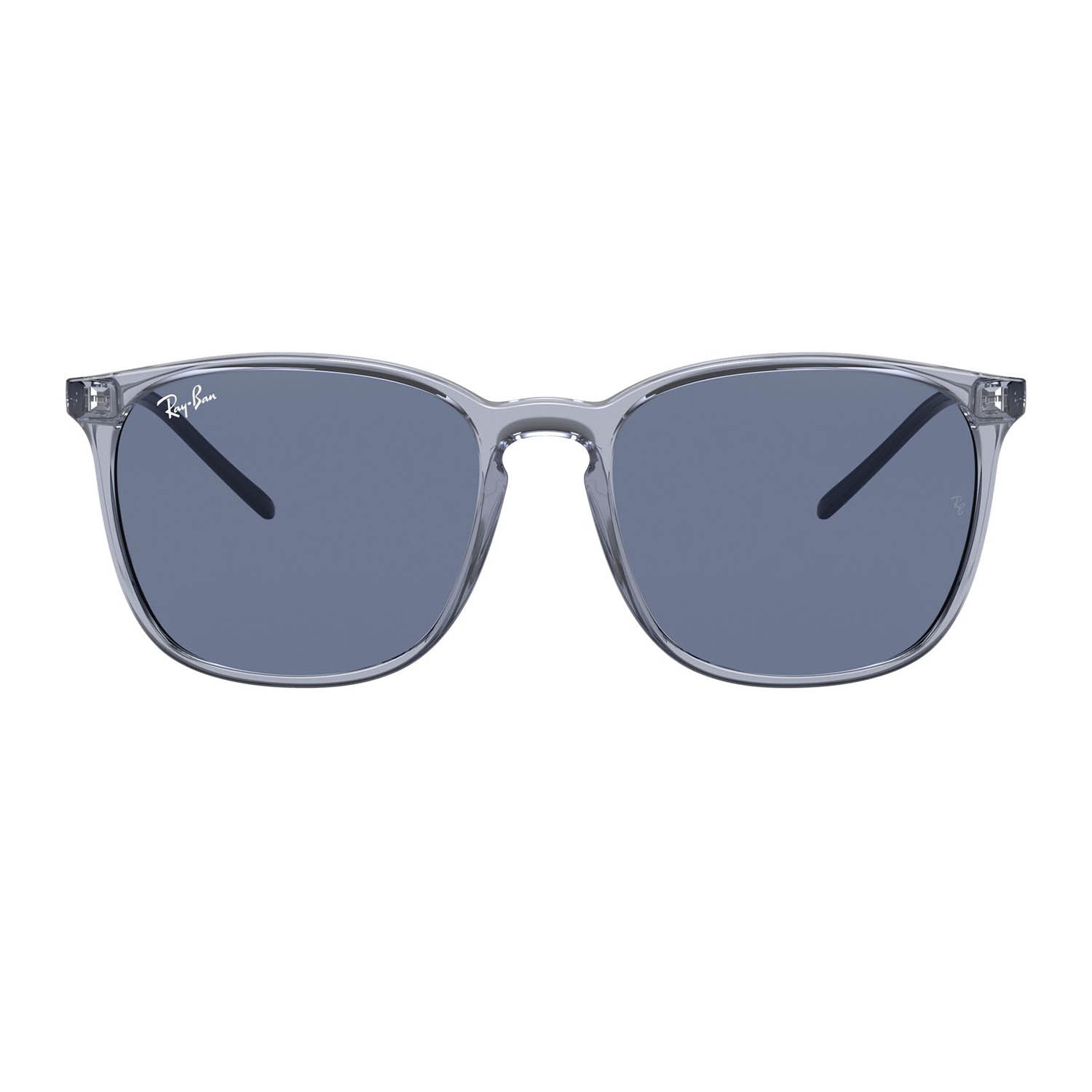 Ray-Ban 4387 Transparent Blue Dark Blue RB4387 639980 (56) – Great ...
