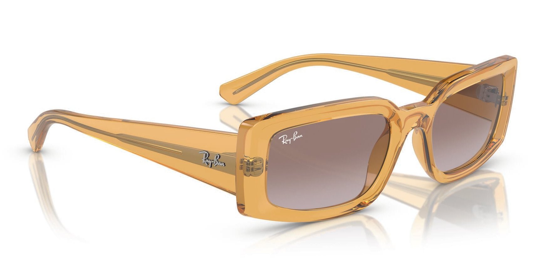 Ray-Ban 4395 Kiliane Transparent Yellow Violet RB4395 66828H (54