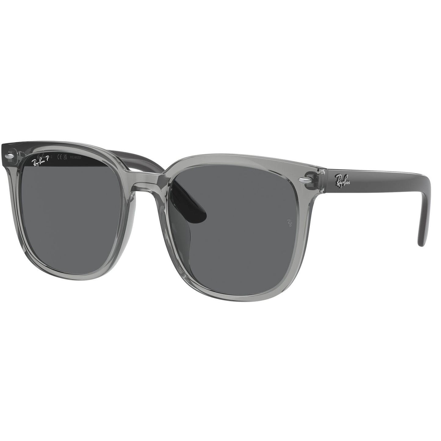 Ray-Ban 4401D Polarised Transparent Grey Dark Grey RB4401D 659981 (55)