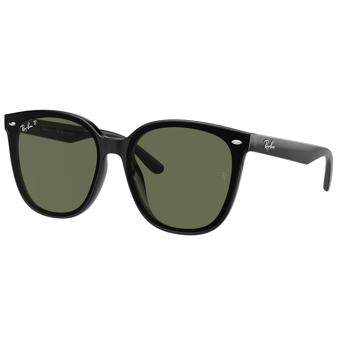 Ray-Ban 4423D Polarised Black Dark Green RB4423D 601/9A (66)