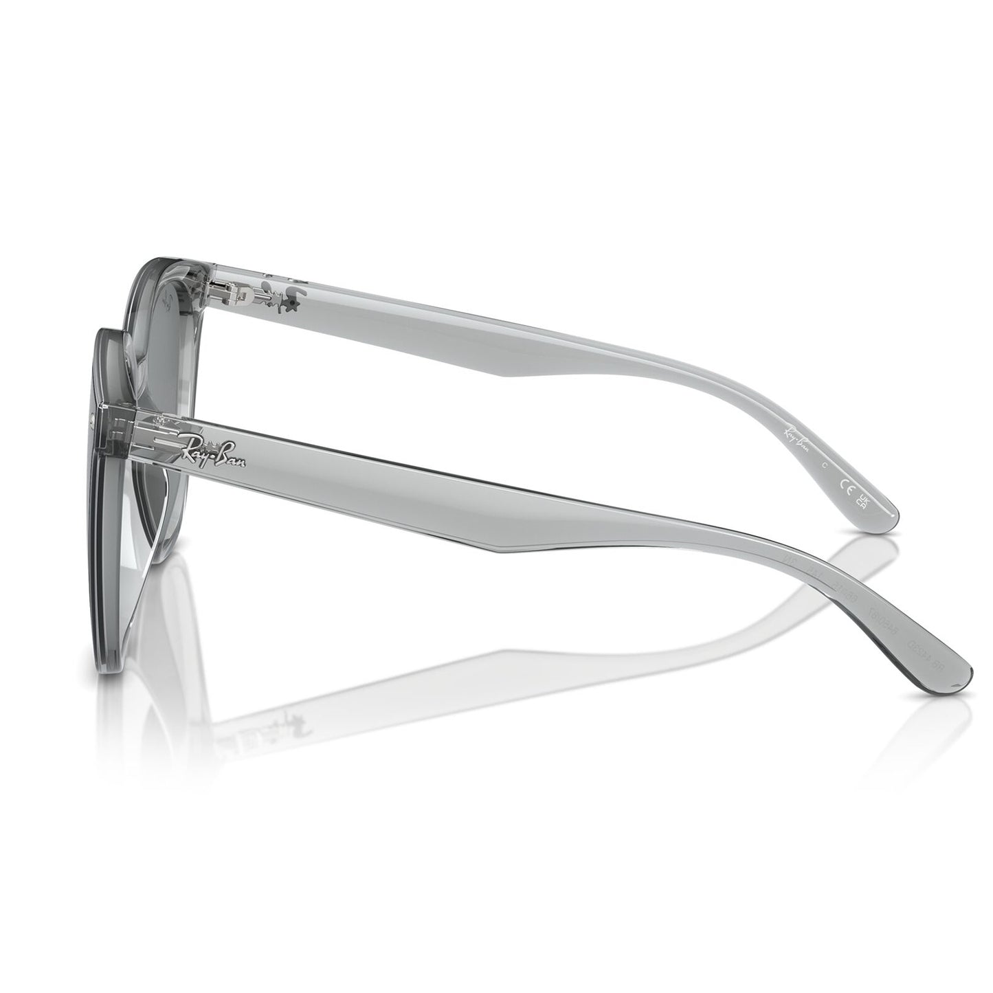 Ray-Ban 4423D Transparent Grey Dark Grey RB4423D 645087 (66)