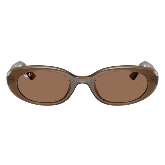 Ray-Ban 4441D Matte Opal Brown Dark Brown RB4441D 677973 (53)