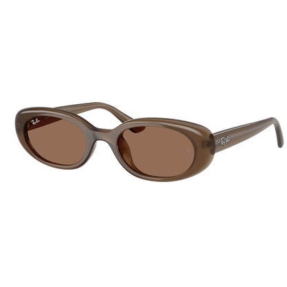 Ray-Ban 4441D Matte Opal Brown Dark Brown RB4441D 677973 (53)