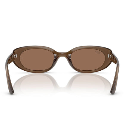 Ray-Ban 4441D Matte Opal Brown Dark Brown RB4441D 677973 (53)