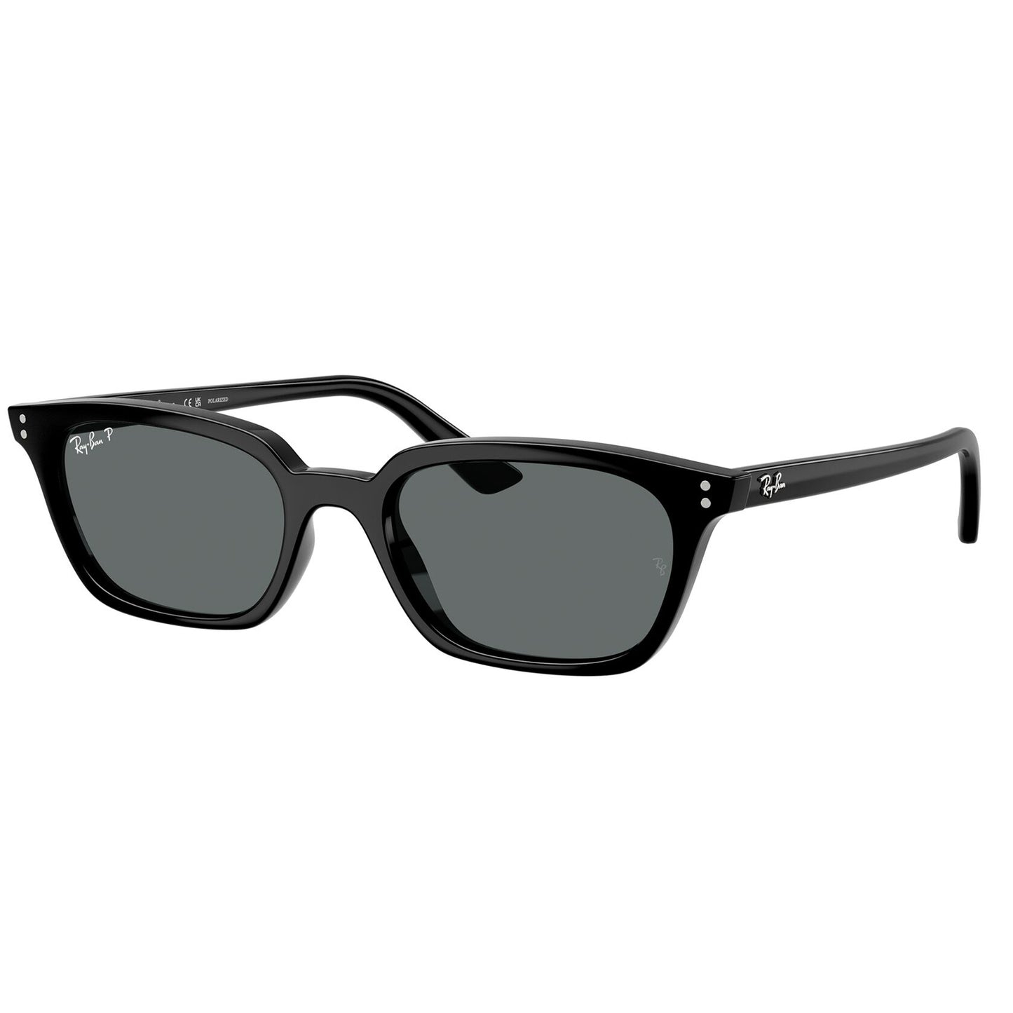 Ray-Ban 4456 Zaya Polarised Black Dark Grey RB4456 667781 (53)
