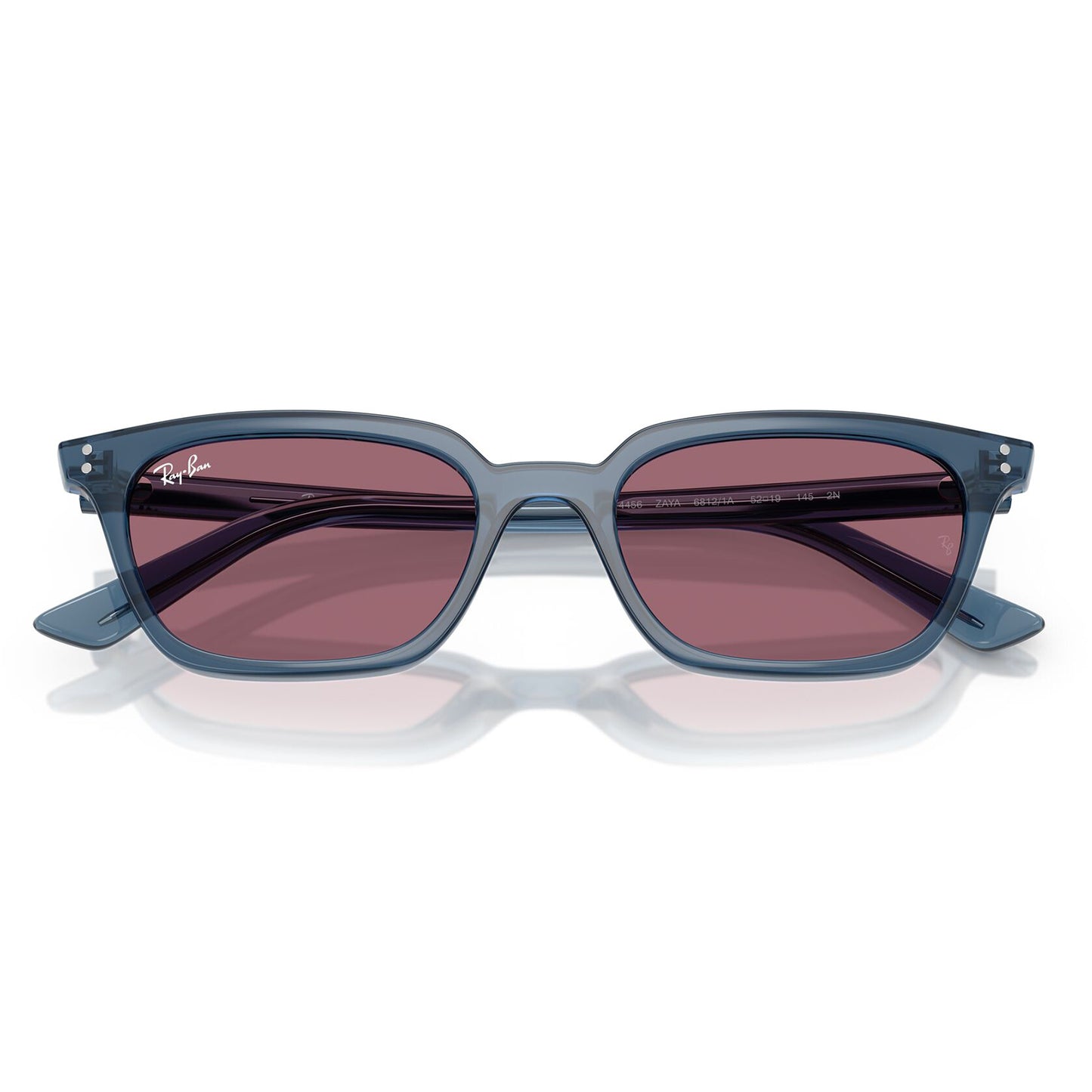 Ray-Ban 4456 Zaya Light Blue Violet RB4456 68121A (53)