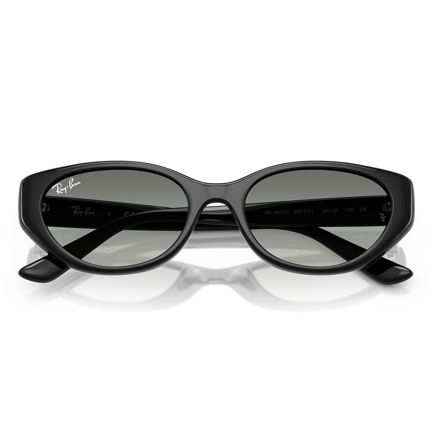 Ray-Ban 4457D Black Grey Gradient RB4457D 667711 (55)