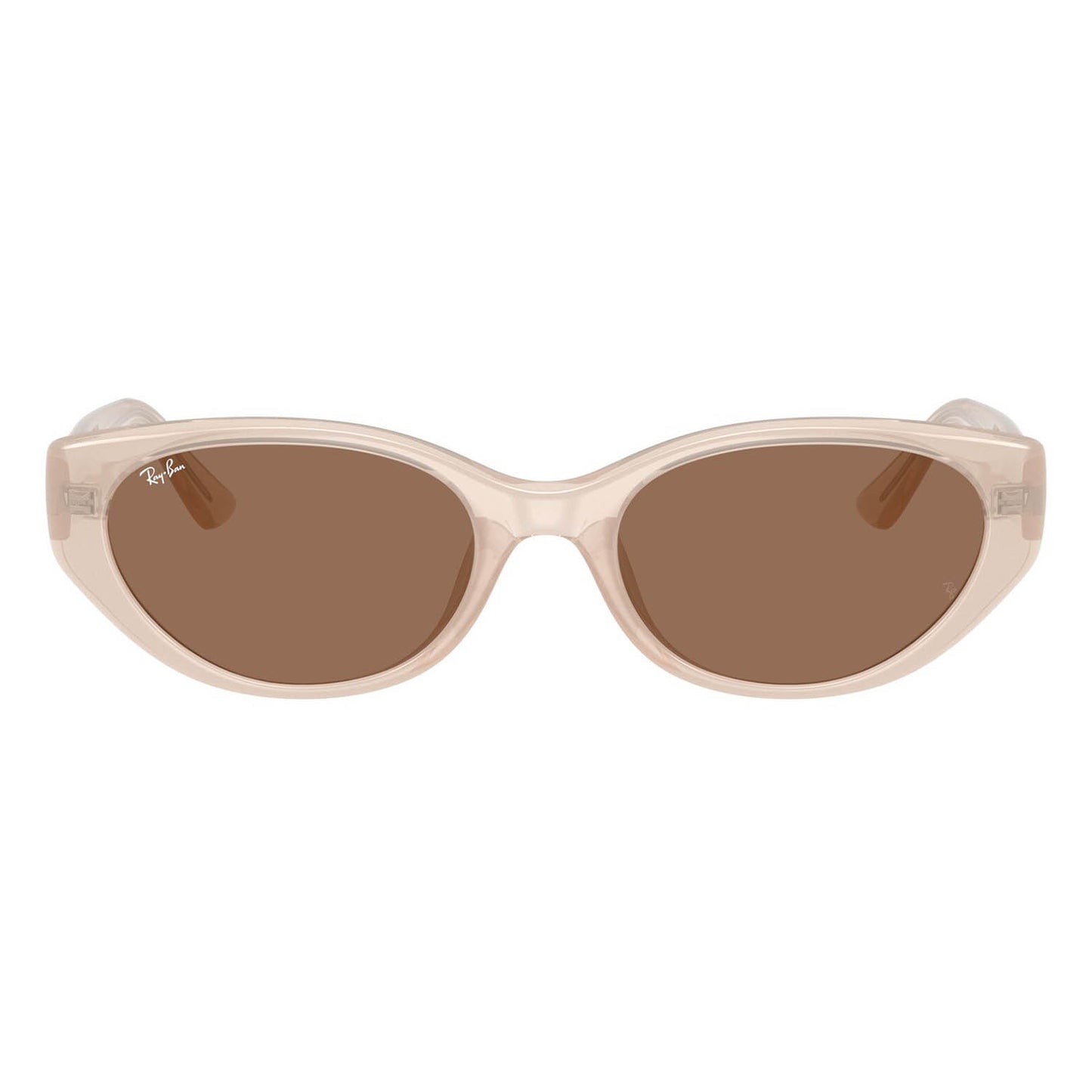 Ray-Ban 4457D Opal Beige Dark Brown RB4457D 678673 (55)