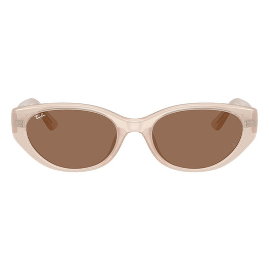 Ray-Ban 4457D Opal Beige Dark Brown RB4457D 678673 (55)