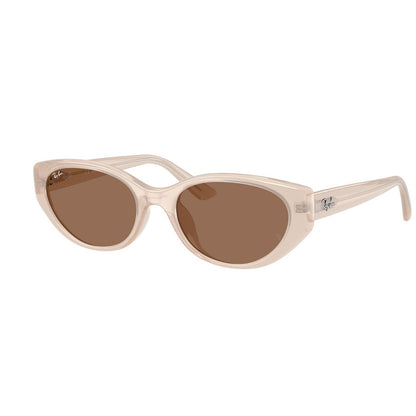 Ray-Ban 4457D Opal Beige Dark Brown RB4457D 678673 (55)