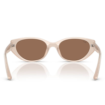 Ray-Ban 4457D Opal Beige Dark Brown RB4457D 678673 (55)