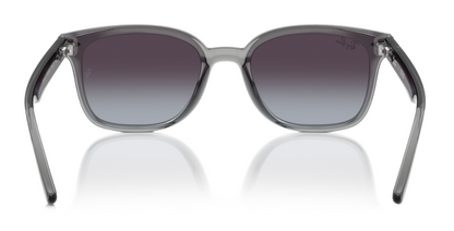 Ray-Ban 4461D Polished Transparent Grey Grey Gradient (4461D 64508G)