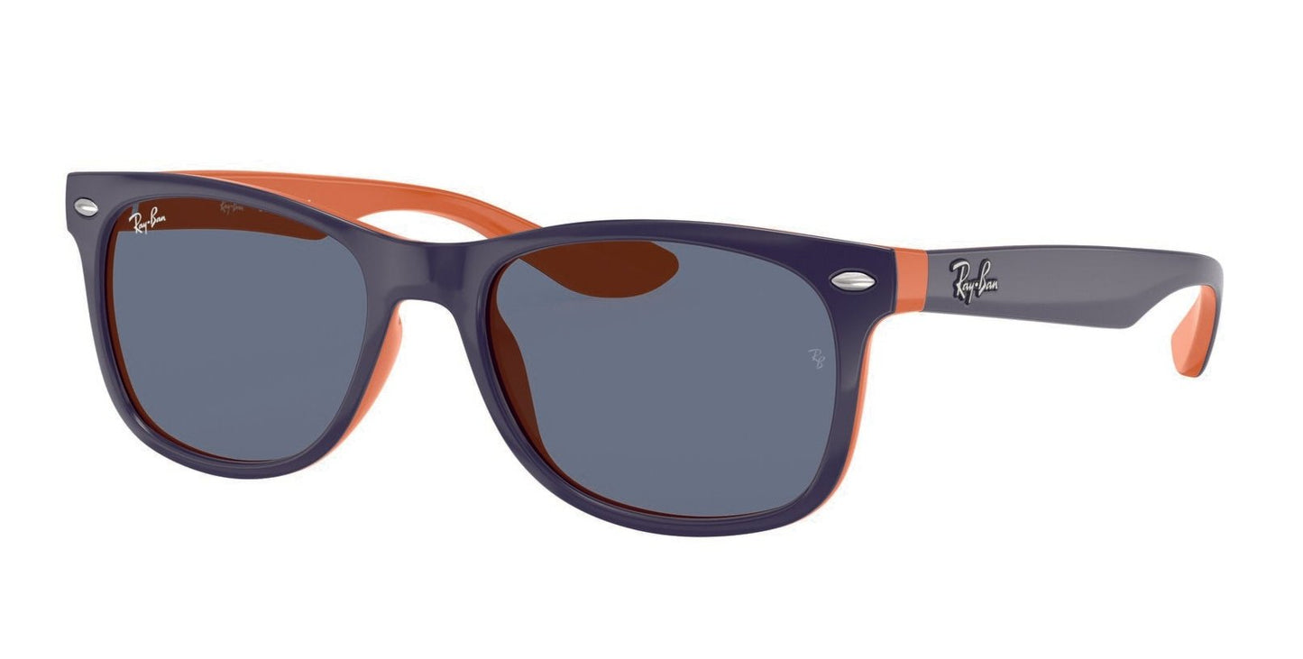 Ray-Ban Junior New Wayfarer 9052 Blue on Orange Blue (9052 178/80)