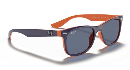 Ray-Ban Junior New Wayfarer 9052 Blue on Orange Blue (9052 178/80)