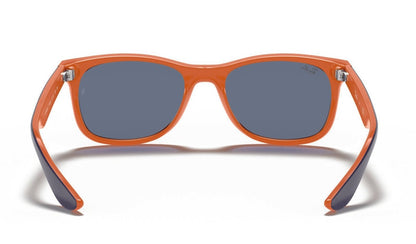 Ray-Ban Junior New Wayfarer 9052 Blue on Orange Blue (9052 178/80)