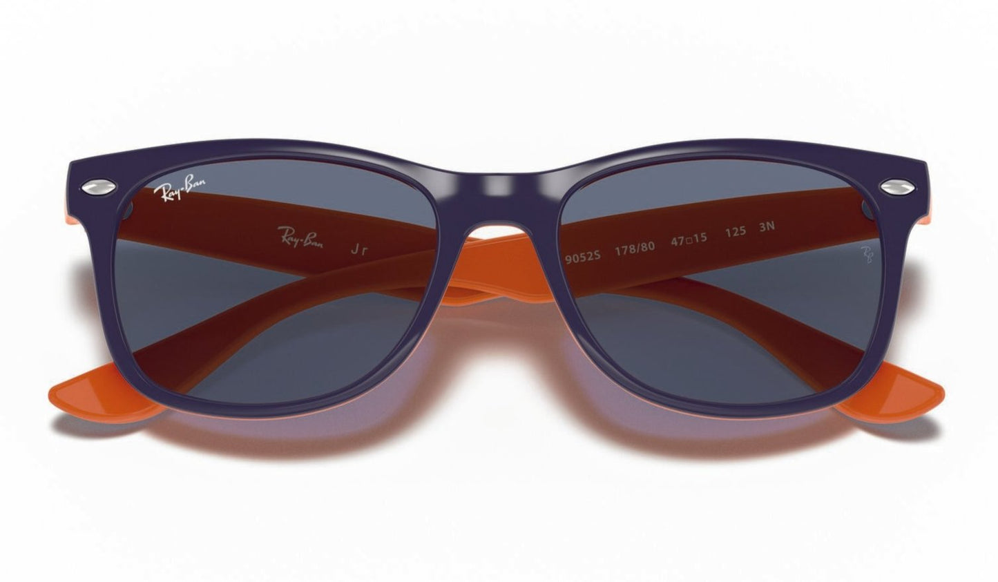 Ray-Ban Junior New Wayfarer 9052 Blue on Orange Blue (9052 178/80)