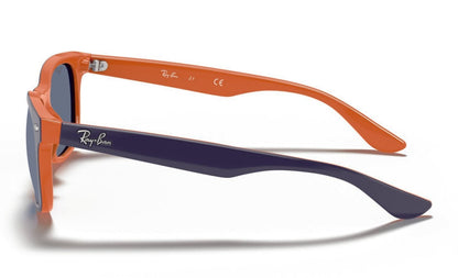 Ray-Ban Junior New Wayfarer 9052 Blue on Orange Blue (9052 178/80)