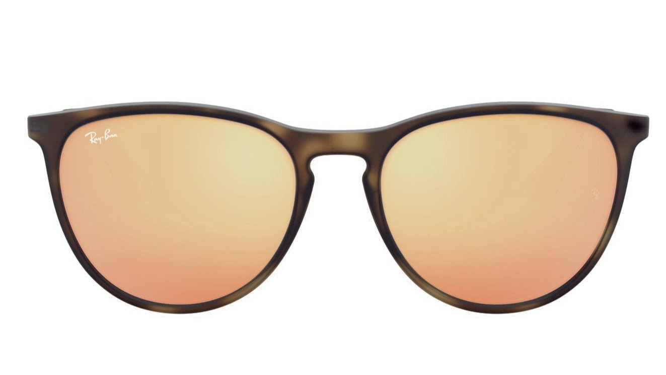 Ray-Ban Junior Erika 9060 Havana Rubber Copper Flash (9060 70062Y)