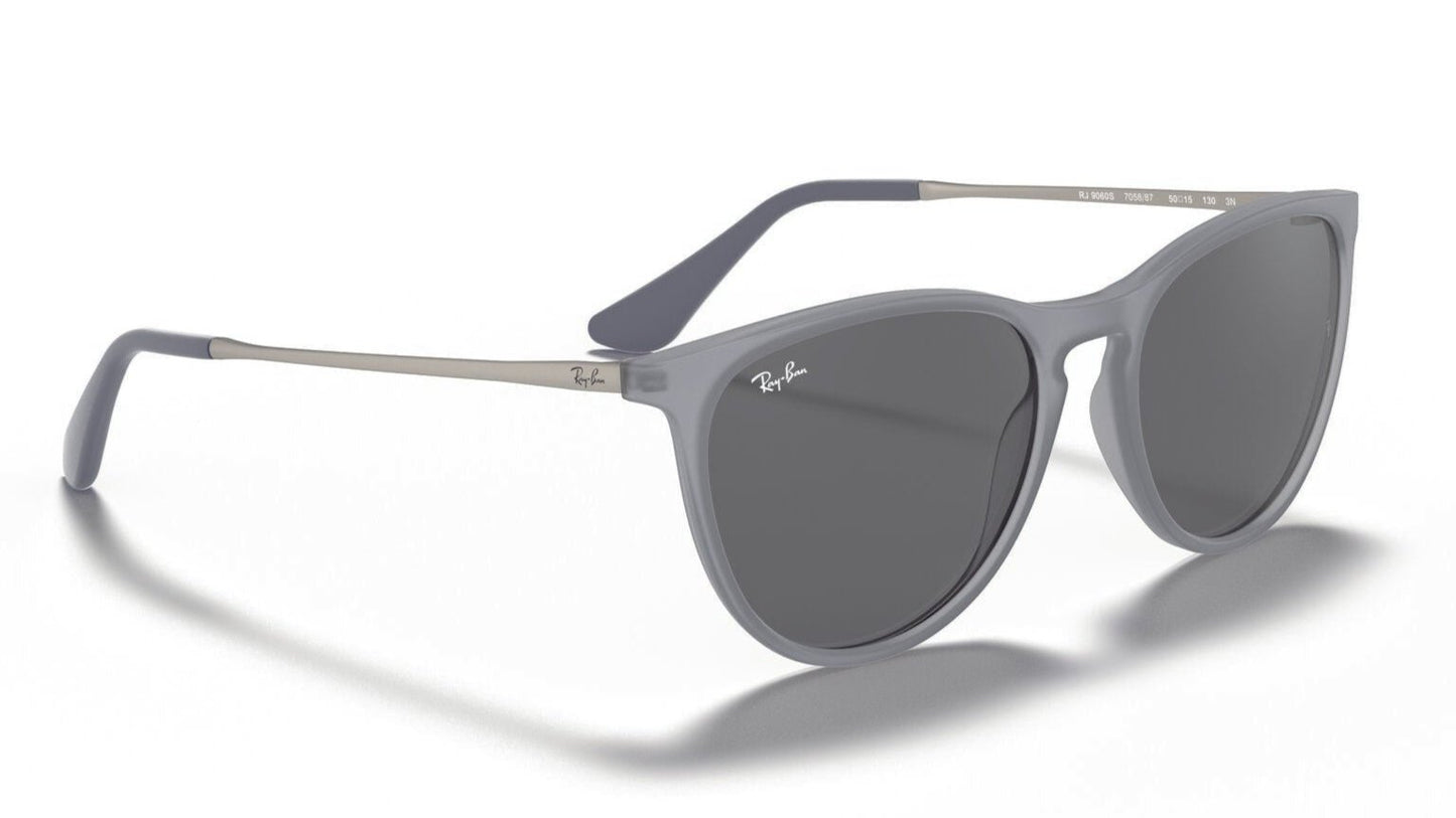 Ray-Ban Junior Erika 9060 Rubber Transparent Grey Dark Grey (9060 705887)