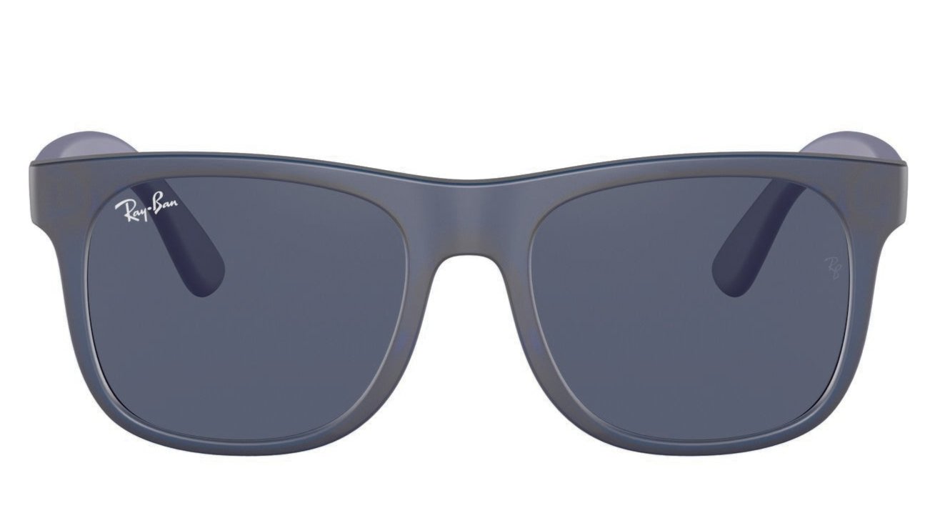 Ray-Ban Junior Justin 9069 Transparent Blue Rubber Dark Blue (9069 706080)