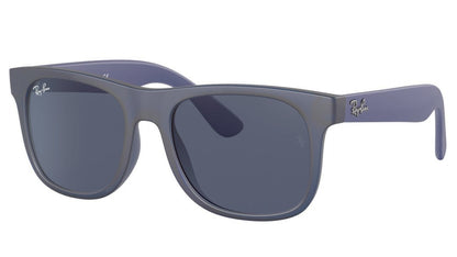 Ray-Ban Junior Justin 9069 Transparent Blue Rubber Dark Blue (9069 706080)