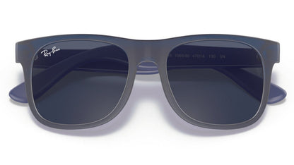 Ray-Ban Junior Justin 9069 Transparent Blue Rubber Dark Blue (9069 706080)