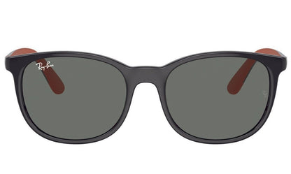 Ray-Ban Junior 9079 Black on Red Dark Green (9079 713171)